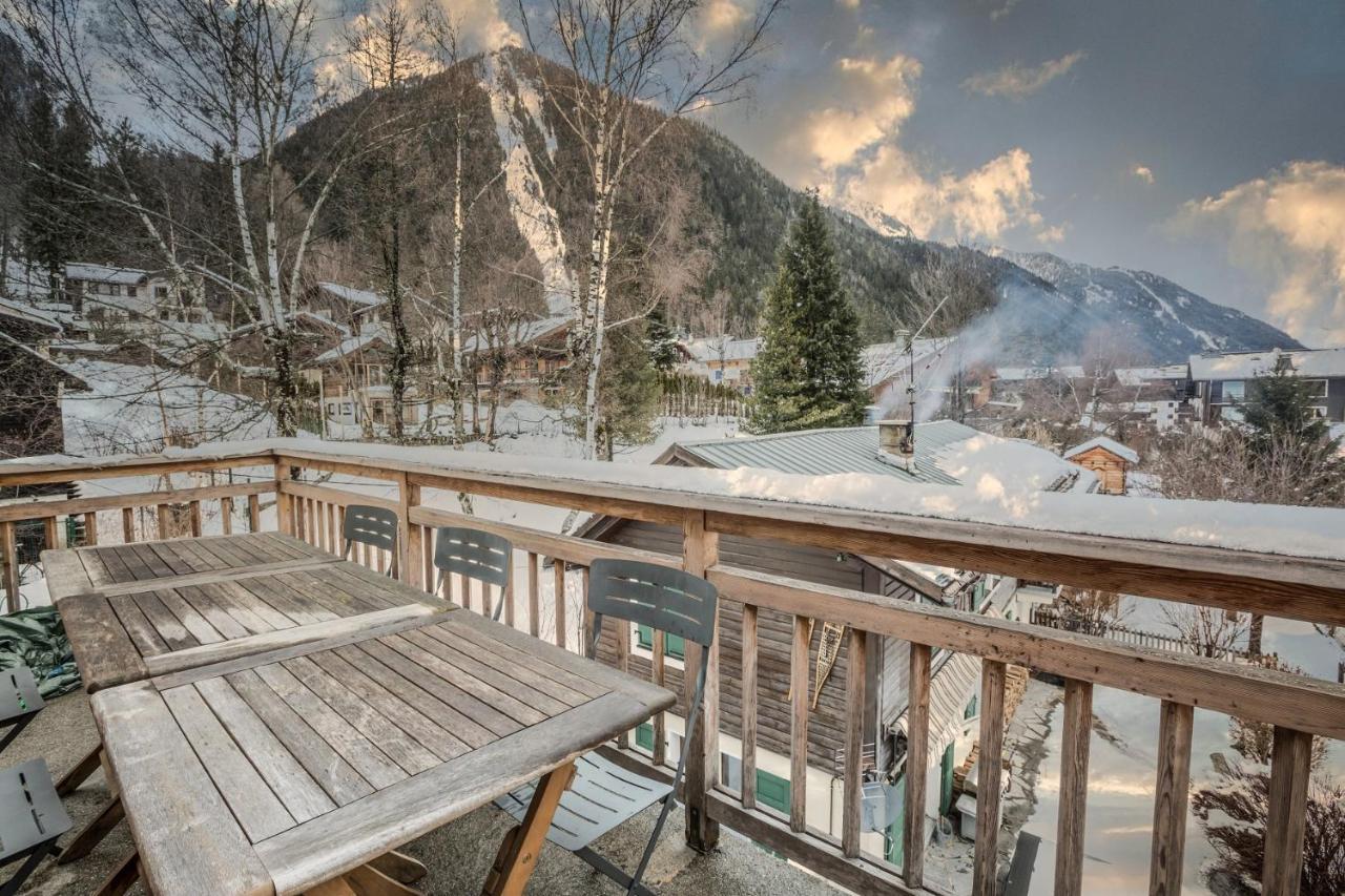 Loft Apartment High Rimaye - Mont Blanc Views, Close To Brevent Chamonix Buitenkant foto